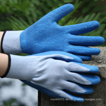 NMSAFETY PPE Ausrüstung blau Gummi Sicherheit Hand Arbeitshandschuhe Latex